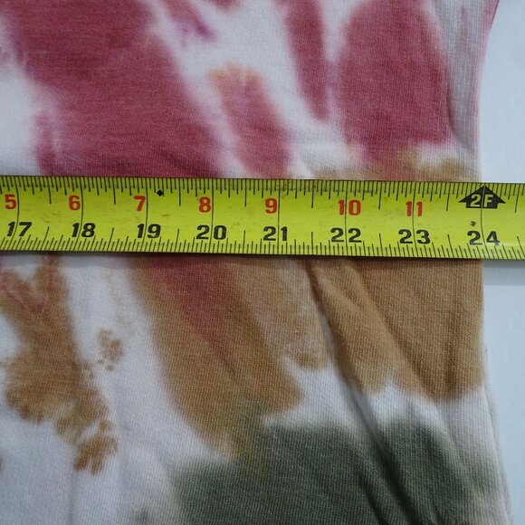 No Comment Pink Tie Dye Crew Neck Long Sleeve Sweatshirt Women Size XL - Picture 9 of 12